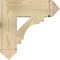 Ekena Millwork Merced Arts & Crafts Rough Sawn Bracket, Douglas Fir, 6"W x 22"D x 22"H BKT06X22X22MRC03RDF - alternate 3